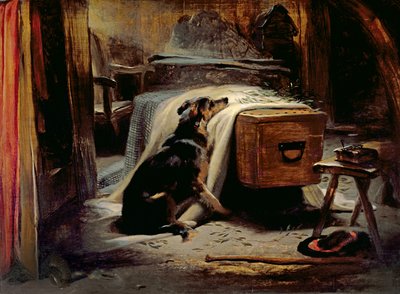 オールドシェパードのチーフモーナー、1837年頃（パネル） 作： Edwin Landseer